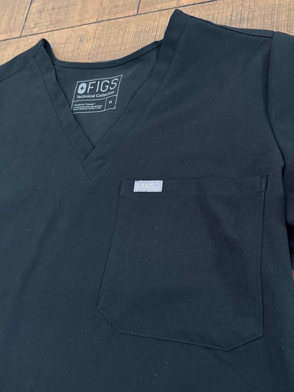 FIGS Technical Collection Women's V-Neck Short Sleeve Scrub Top